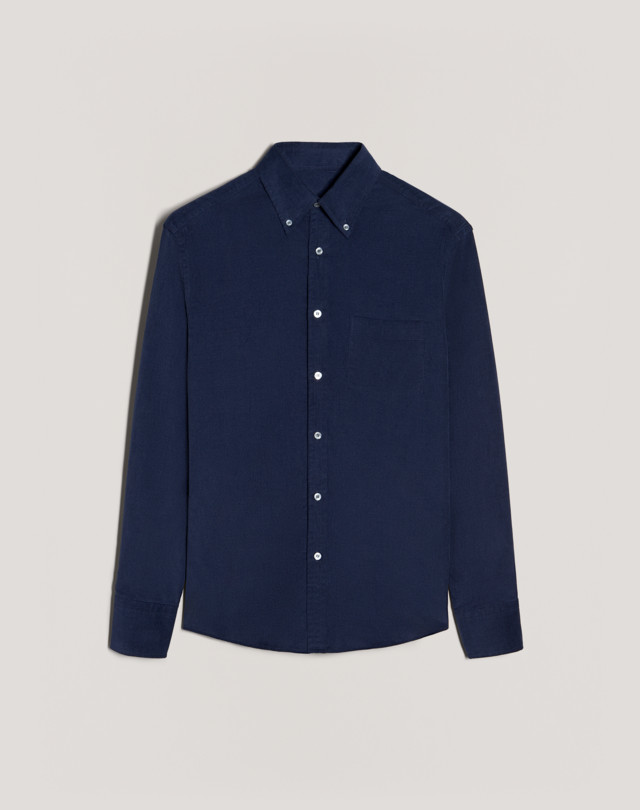 DUNHILL Light Corduroy Shirt LONG SLEEVE CASUAL SHIRTS Man f