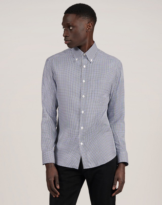 Men's Lyocell Check Shirt | dunhill SA Online Store