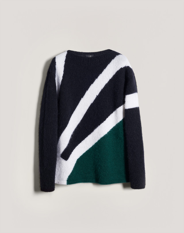 DUNHILL Mohair Deco Crew Neck Jumper
 JUMPERS Man f