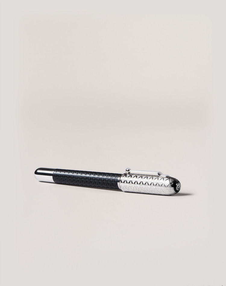 Sidecar Diamond Structure Rollerball Pen DUNHILL ROLLERBALL PENS Man Sidecar Diamond Structure Rollerball Pen f