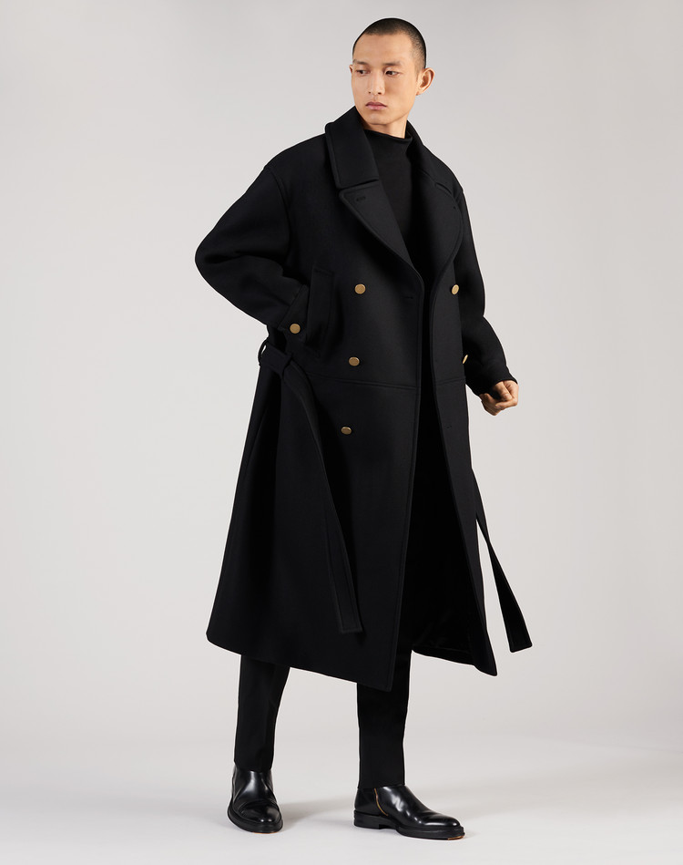Dropped Shoulder Top Coat DUNHILL TOP COATS Man Dropped Shoulder Top Coat f