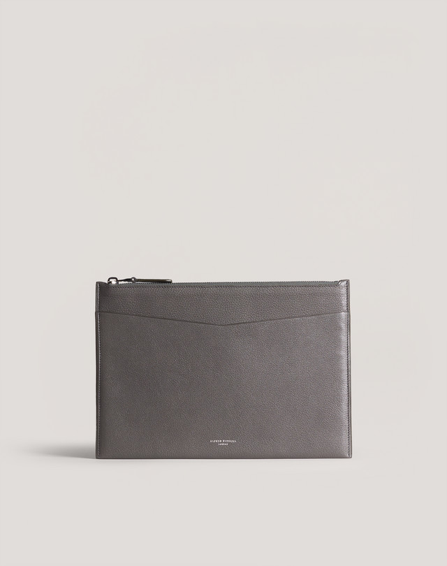 DUNHILL Duke Fine Leather Small Zip Folio SMALL FOLIOS Man f