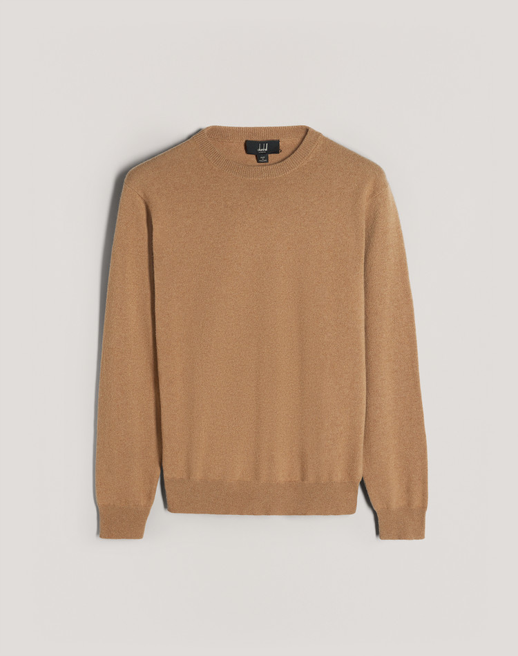 Cashmere Crew-Neck Jumper DUNHILL JUMPERS Man Cashmere Crew-Neck Jumper f
