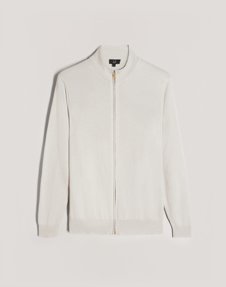 mens zip through cardigan