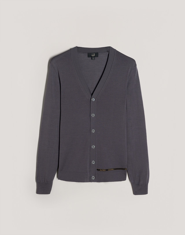DUNHILL Selvedge Cardigan CARDIGANS Man f