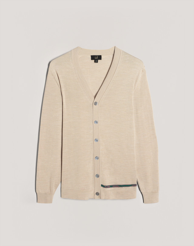 DUNHILL Selvedge Cardigan CARDIGANS Man f
