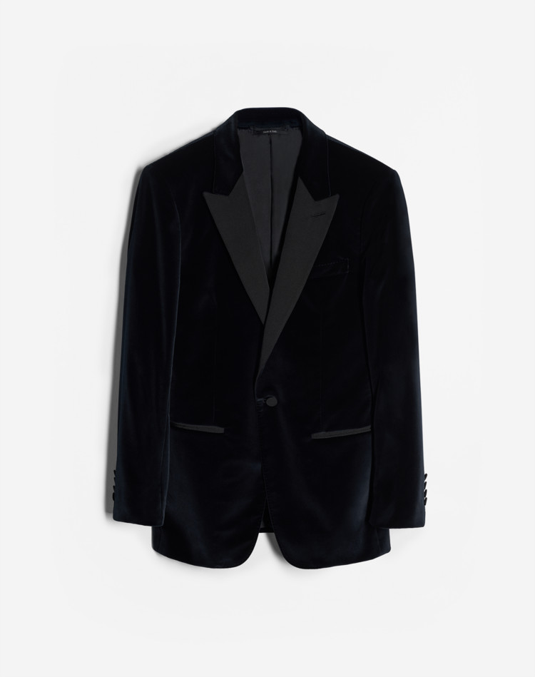 grey evening jacket