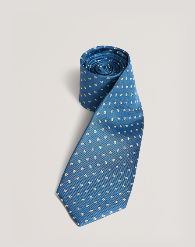 DUNHILL Hex Bolt Printed Silk Tie PRINTED TIES Man f