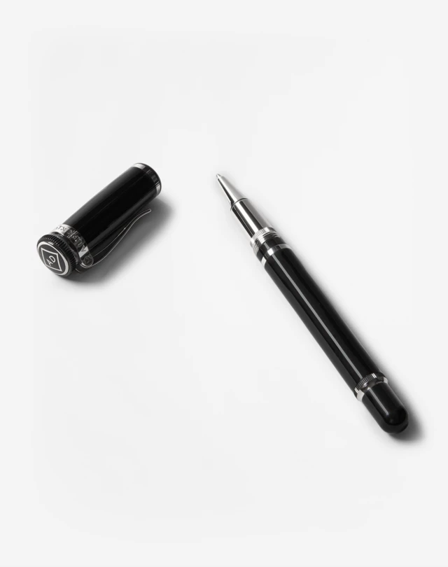DUNHILL SENTRYMAN 블랙 레진 롤러볼펜 롤러볼펜 남성 r