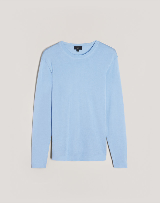DUNHILL Superfine Cashmere Crew-Neck Jumper JUMPERS Man f