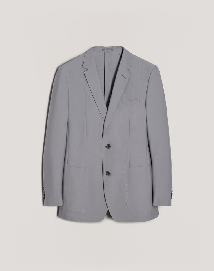 メンズ グレー メイフェア シアサッカー ジャケット Dunhill Jp オンラインストア メンズ グレー メイフェア シアサッカー ジャケット Dunhill Jp オンラインストア