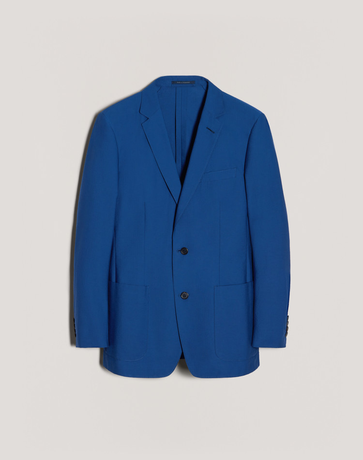 Mayfair Seersucker Jacket DUNHILL BLAZERS Man Mayfair Seersucker Jacket f