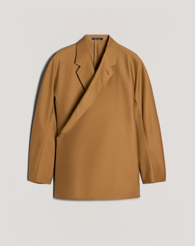 DUNHILL Cropped Kimono-Wrap Jacket BLAZERS Man f
