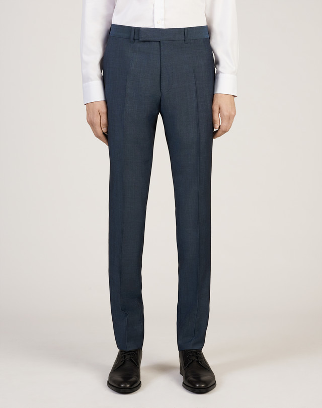 DUNHILL Mayfair Sharkskin Trouser FORMAL TROUSERS Man f