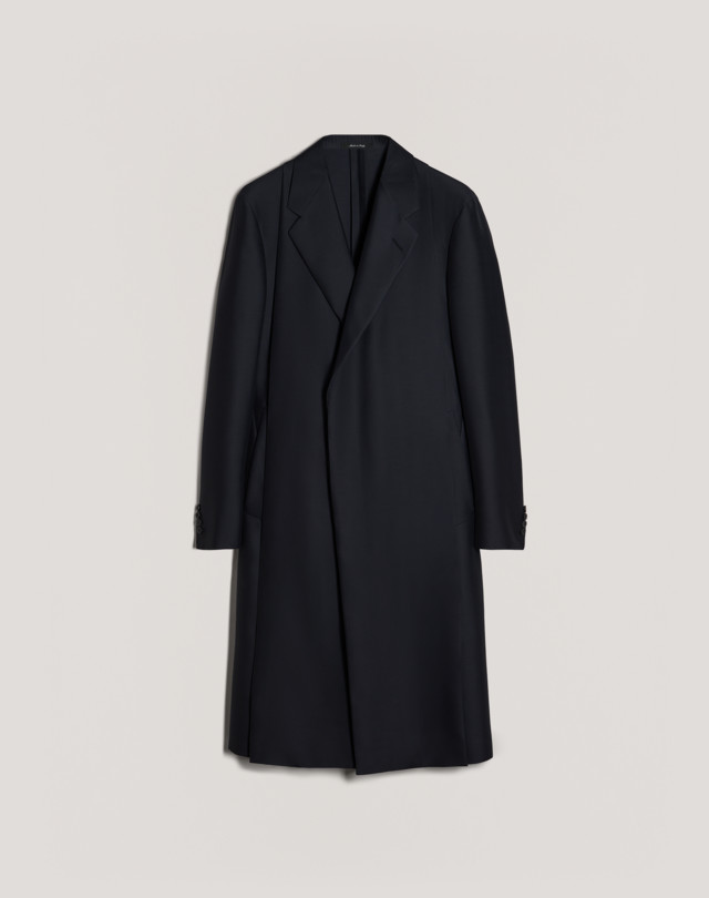 DUNHILL Unlined Half-Wrap Kimono Coat TOP COATS Man f