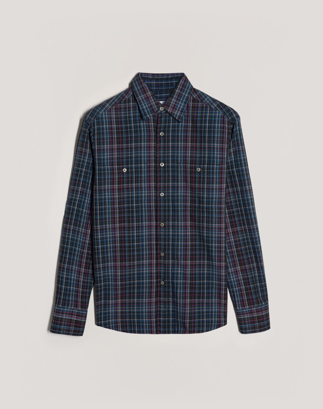 DUNHILL Check Work Shirt LONG SLEEVE CASUAL SHIRTS Man f