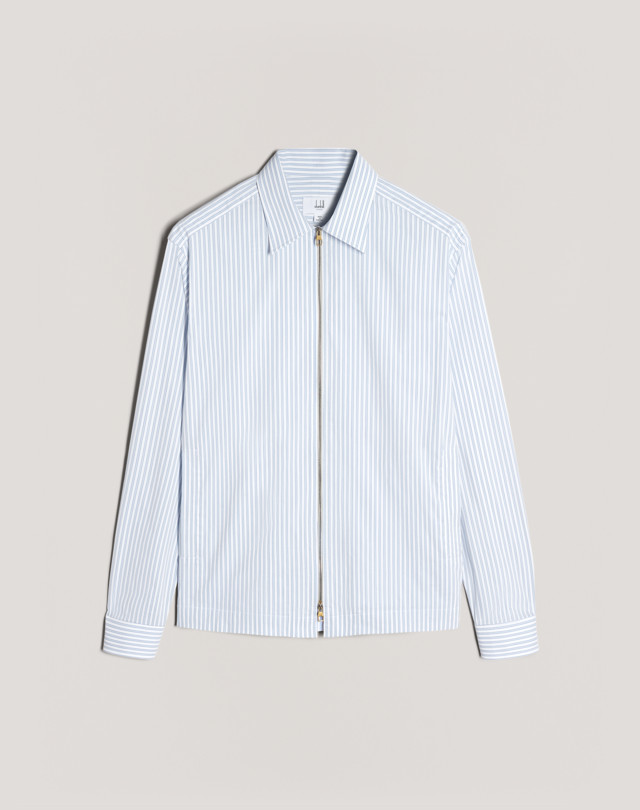 Men's Stripe Zip LS Shirt | dunhill NL