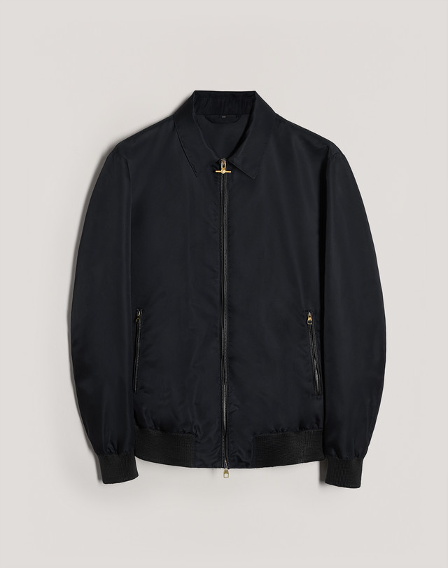 Men's Leather Detail Bomber | dunhill UK