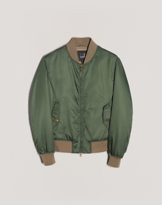 DUNHILL Nylon Padded Bomber КУРТКА-БОМБЕР Для Мужчин f