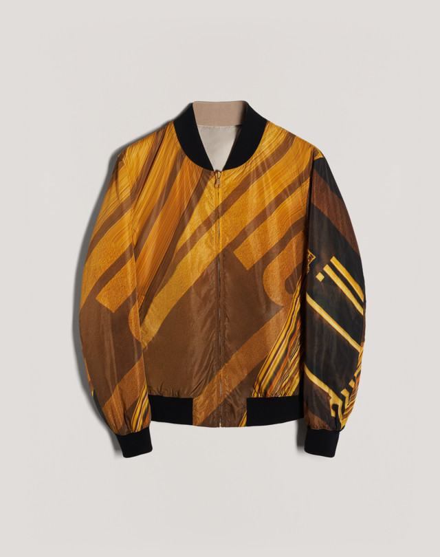 DUNHILL Kenta Cobayashi Print Reversible Bomber BOMBER JACKETS Man f