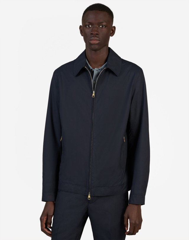 DUNHILL Лёгкая шёлковая куртка Harrington СПОРТИВНАЯ КУРТКА Для Мужчин d