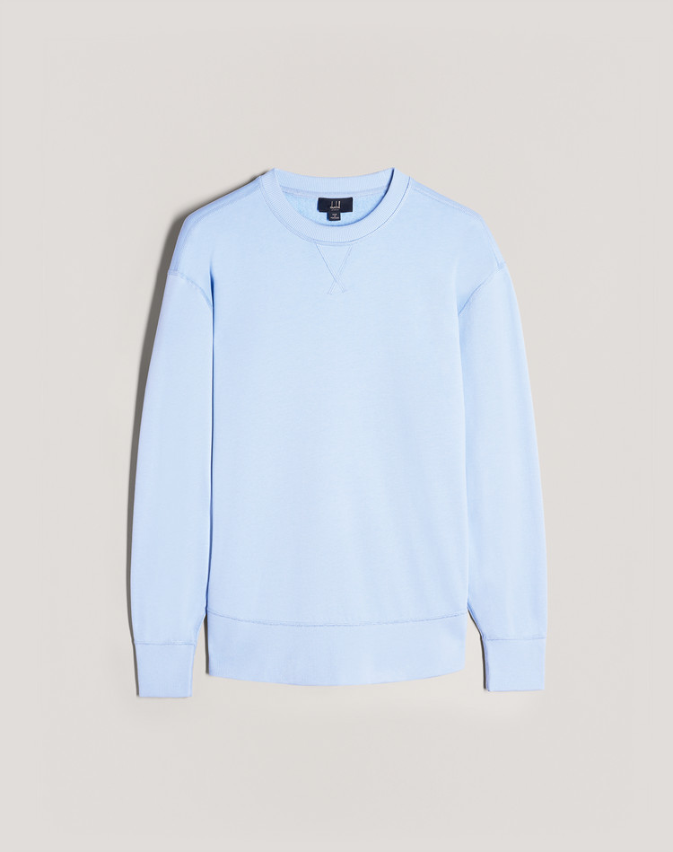 mens pale blue sweatshirt