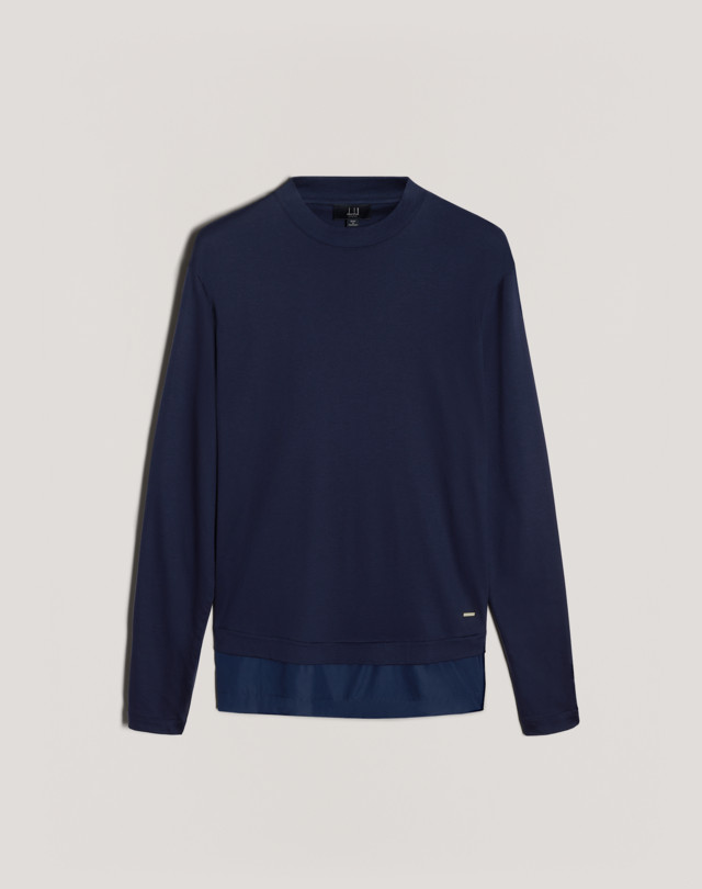 DUNHILL Cotton Layered LS T-Shirt T-SHIRTS Man f
