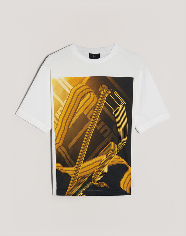 DUNHILL Kenta Cobayashi Placement Print T-Shirt T-SHIRT Man f