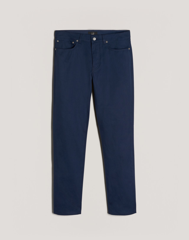 DUNHILL Cotton Twill 5-Pocket Trouser CHINOS Man f