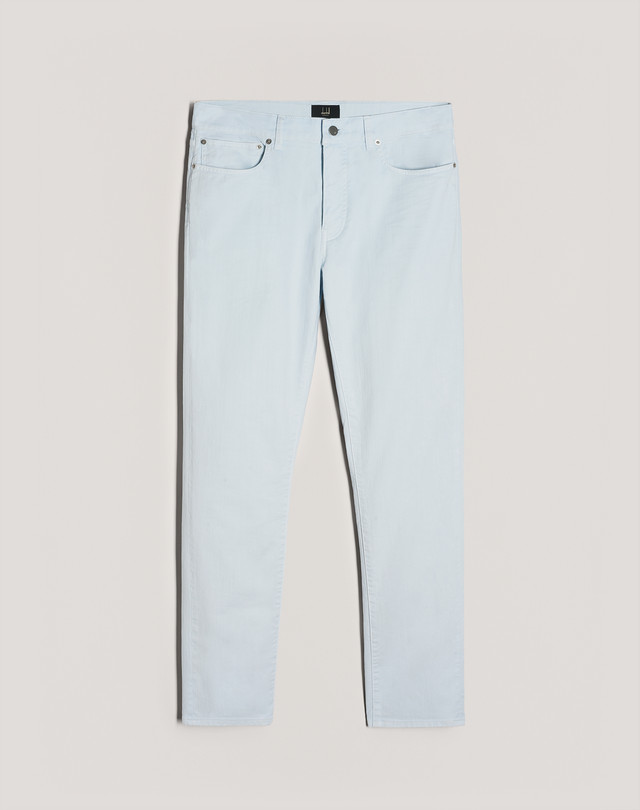DUNHILL Cotton Twill 5-Pocket Trouser CHINOS Man f
