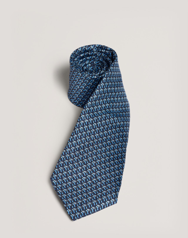 DUNHILL Bar Puller Printed Silk Tie PRINTED TIES Man f