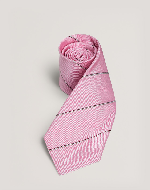 DUNHILL MULTI THIIN STRIPE TIE PRINTED TIES Man f