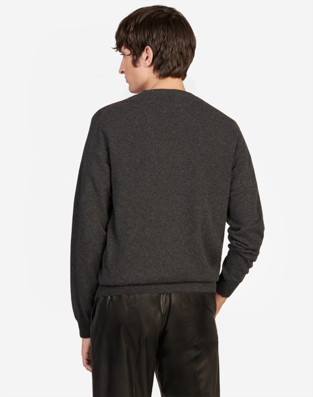 DUNHILL CASHMERE JUMPER JUMPERS Man e