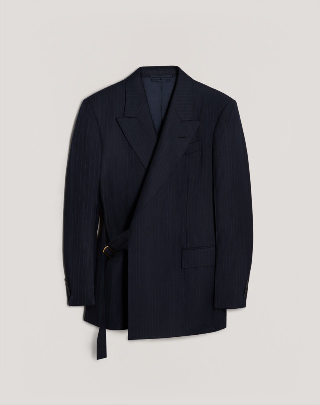 DUNHILL WOOL FLANNEL SUPER 150 JACKET BLAZERS Man f