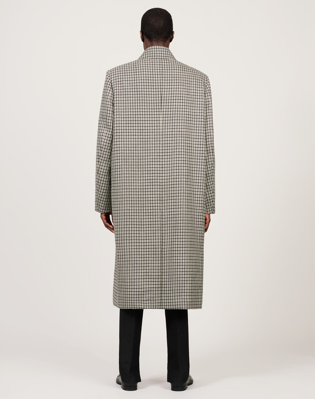 Men's WOOL CHECK COAT | dunhill HK Online Store