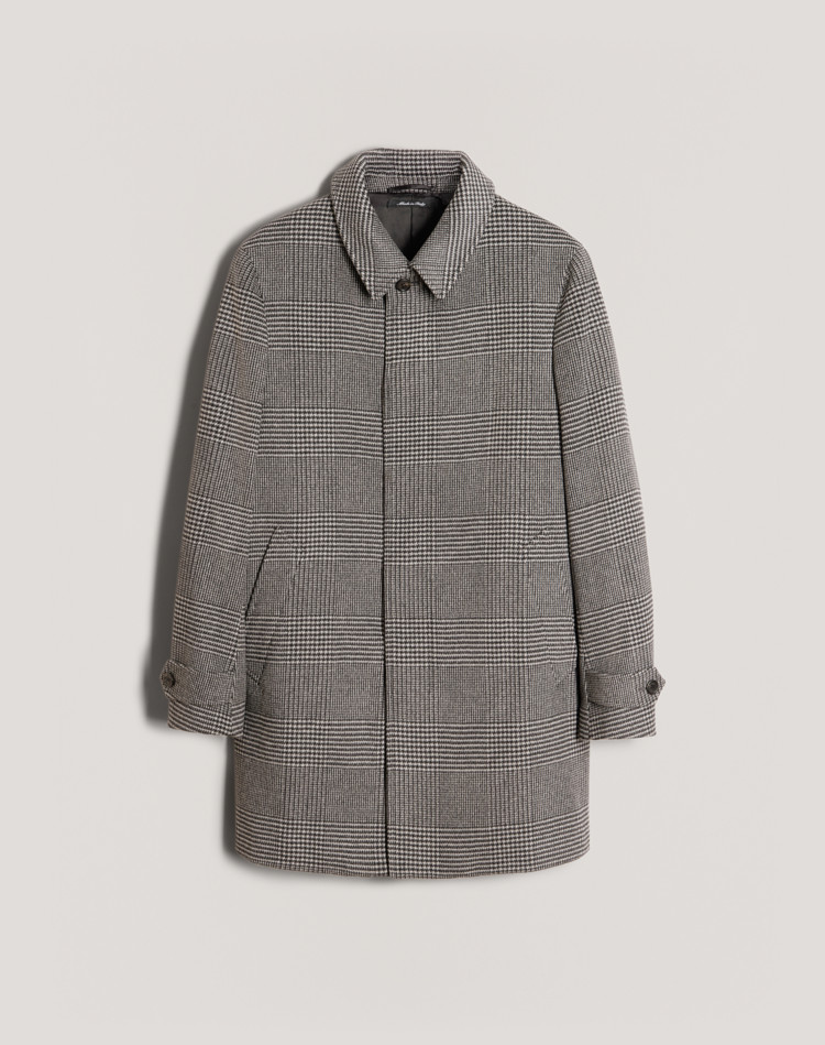 charcoal casual coats