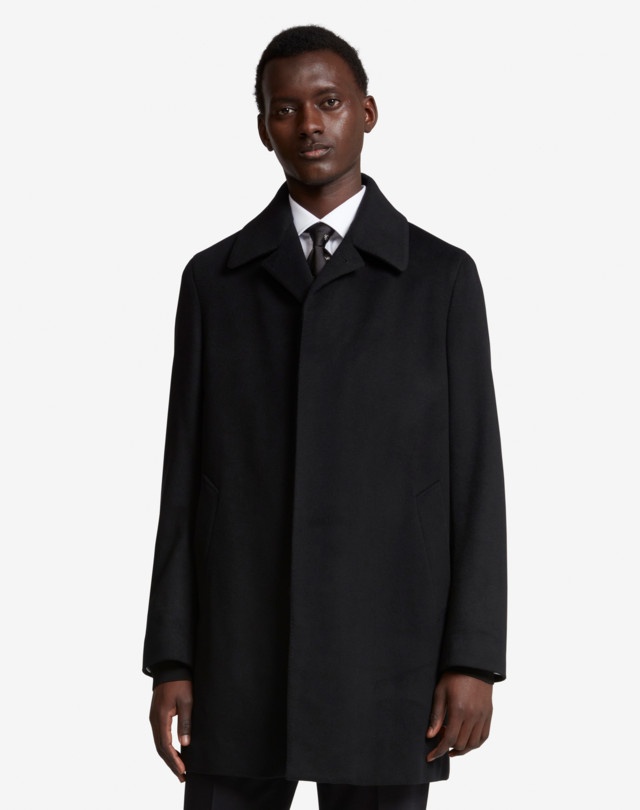 DUNHILL WOOL CASHMERE CAR COAT TOP COATS Man a