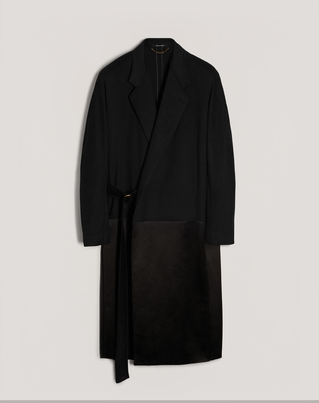 DUNHILL CASHMERE WOOL KIMONO COAT TOP COATS Man f