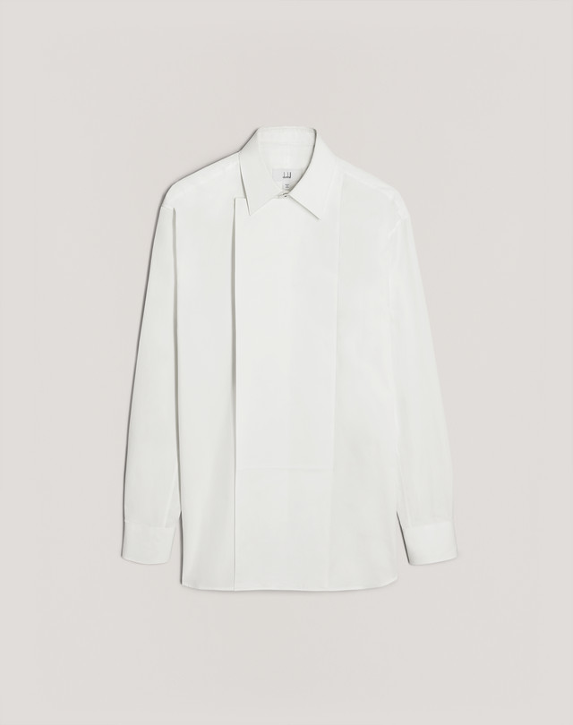 DUNHILL COTTON WRAP SHIRT LONG SLEEVE CASUAL SHIRTS Man f