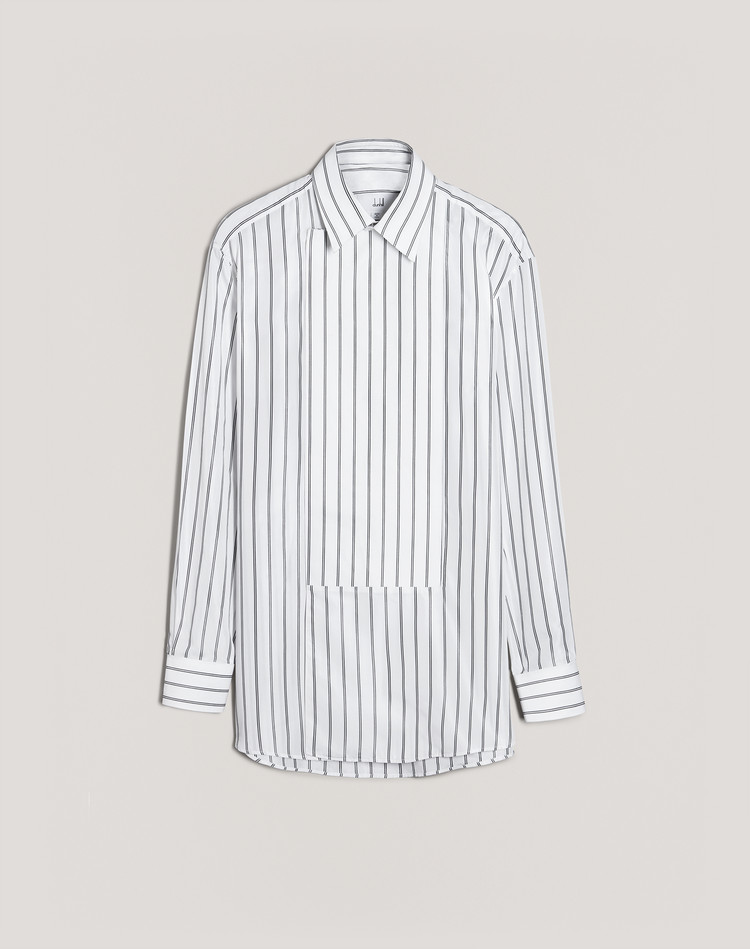 LYOCEL SILK WRAP SHIRT DUNHILL LONG SLEEVE CASUAL SHIRTS Man LYOCEL SILK WRAP SHIRT f