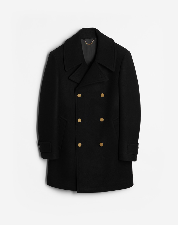 WOOL CASHMERE PEACOAT DUNHILL TOP COATS Man WOOL CASHMERE PEACOAT f