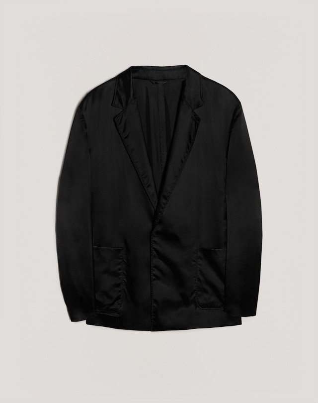 DUNHILL SATIN WRAP BLAZER BLAZERS Man f