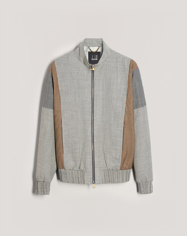 DUNHILL CONTRAST PANEL TRACK JACKET SPORTS JACKETS Man f