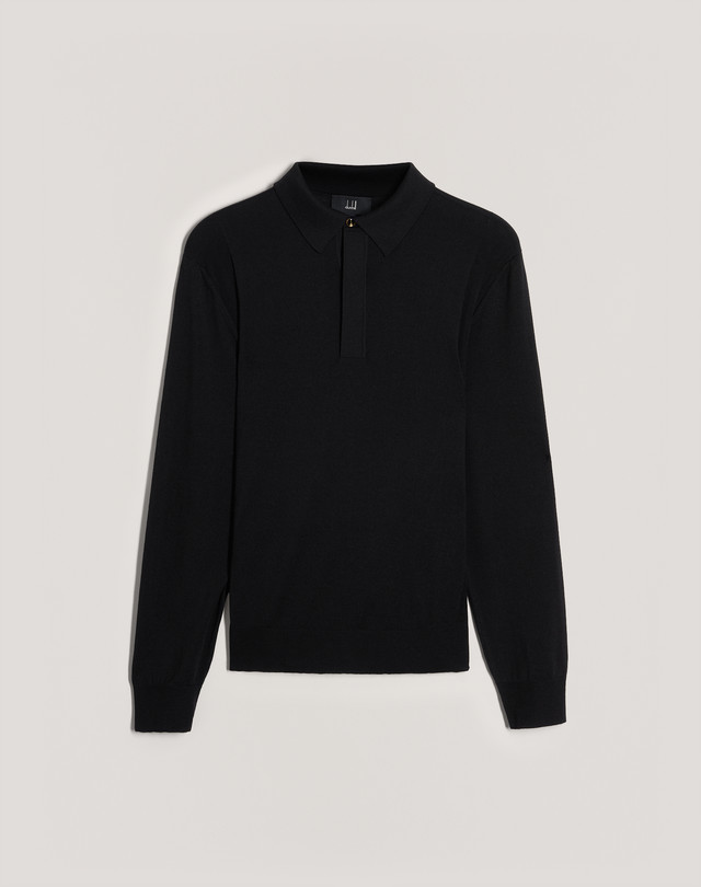 DUNHILL D BUTTON POLO KNITTED POLOS Man f