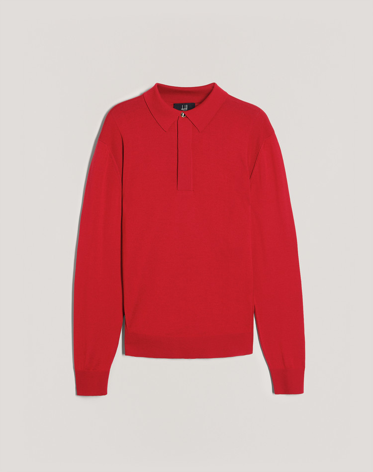 D BUTTON POLO DUNHILL KNITTED POLOS Man D BUTTON POLO f