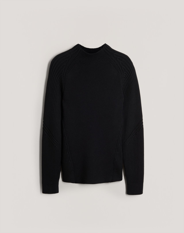 DUNHILL ENGINEERED RIBBED RACER JUMPER JUMPERS Man f