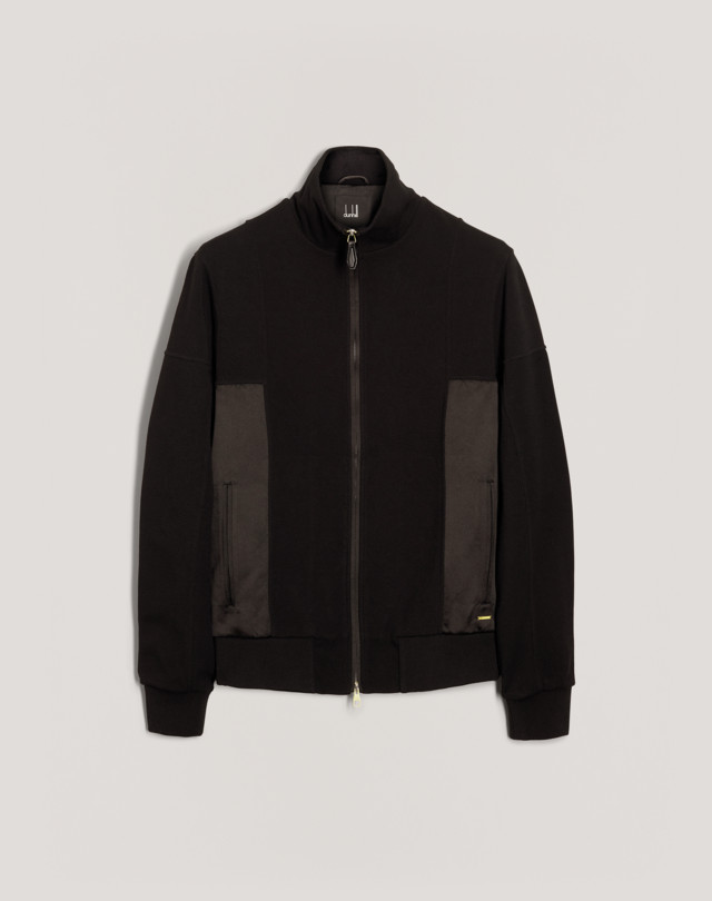 DUNHILL SATIN PANEL TRACK JACKET SWEATSHIRTS Man f