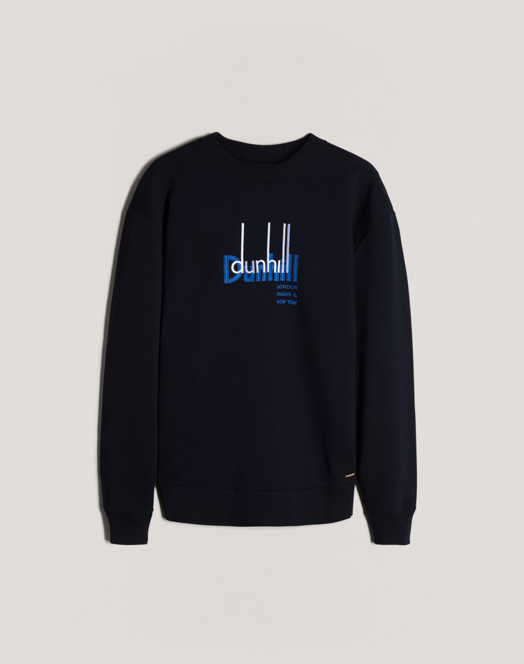 OVERPRINT ARCHIVE LOGO SWEATSHIRT DUNHILL SWEATSHIRTS Man OVERPRINT ARCHIVE LOGO SWEATSHIRT f