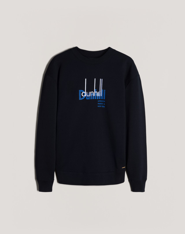 DUNHILL ТОЛСТОВКА ARCHIVE LOGO С НАЛОЖЕНИЕМ ПРИНТОВ ТОЛСТОВКА Для Мужчин f