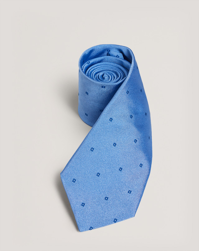 DUNHILL RECTANGLE MOTIF TIE PRINTED TIES Man f